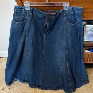 18W Jean (Denim) skirt